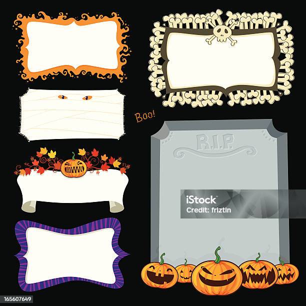 Halloween Banners Stock Illustration - Download Image Now - Frame - Border, Halloween, Autumn