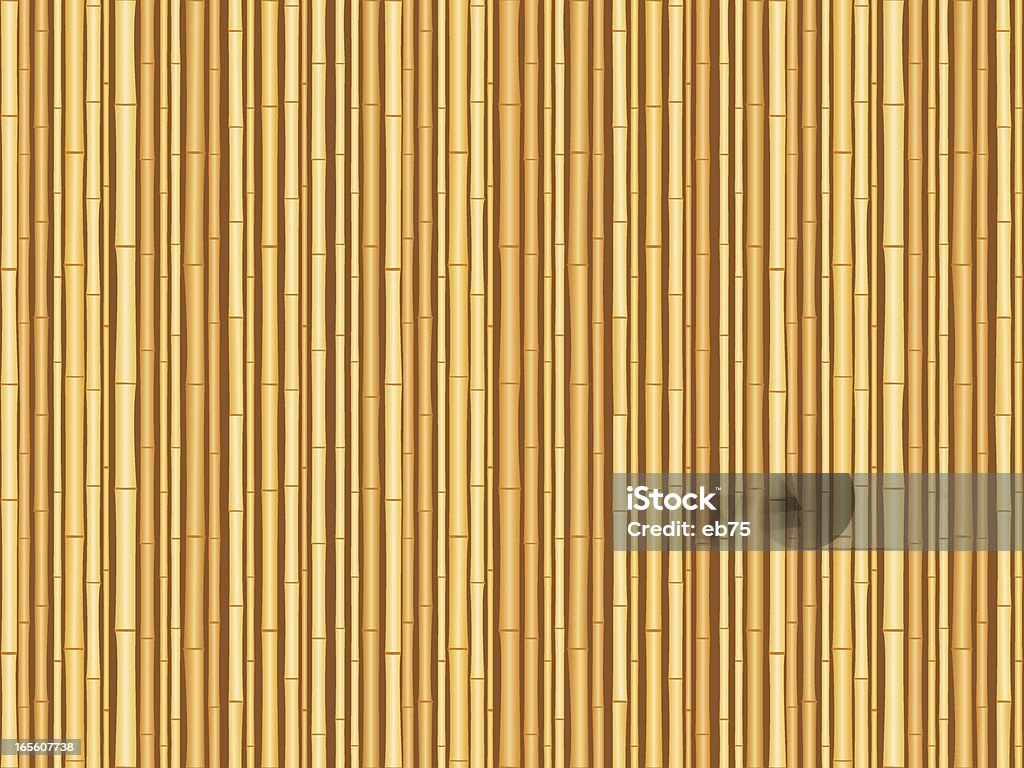 Papel tapiz de bambú - arte vectorial de Beige libre de derechos