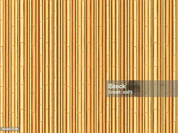 Bambou Papier Peint Vecteurs libres de droits et plus d'images vectorielles de Beige - Beige, En bois, Fond