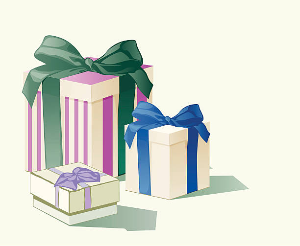 Trois-cadeaux - Illustration vectorielle
