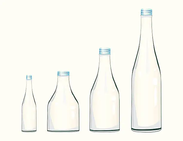 Vector illustration of bottle