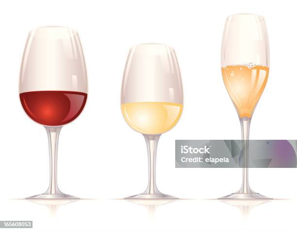 Alcohol Drinks Stock Illustration - Download Image Now - Alcohol - Drink, Bubble, Celebration Event