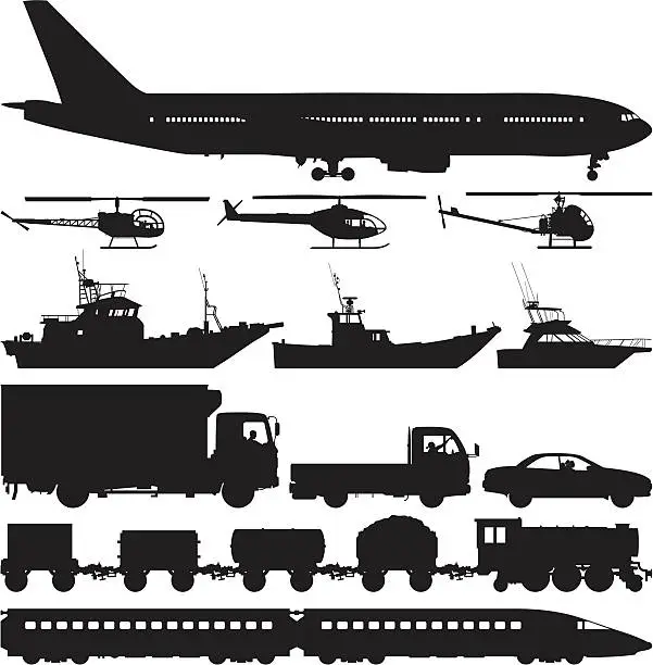 Vector illustration of Transport