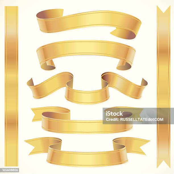 Kurze Golden Swirls Stock Vektor Art und mehr Bilder von Gold - Edelmetall - Gold - Edelmetall, Goldfarbig, Rosette