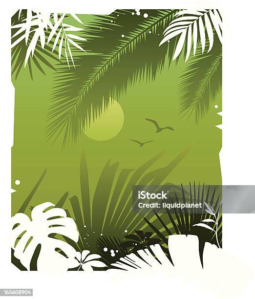 Tropic Tle - Stockowe grafiki wektorowe i więcej obrazów Lato - Lato, Palma, Ameryka Południowa
