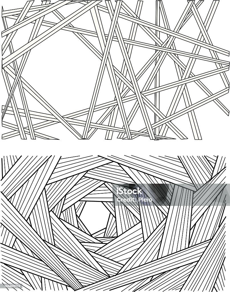 simple blanco y negro ilustración de orificios de madera - arte vectorial de Agujero libre de derechos