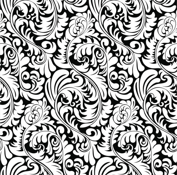 ilustrações, clipart, desenhos animados e ícones de elegante abstrato/fundo de papel de parede com padrão (azulejos perfeitamente - silhouette abstract backgrounds design