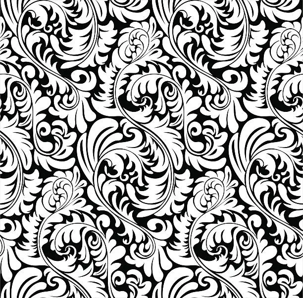 Vector illustration of Elegant abstract wallpaper pattern / background (tiles seamlessly)
