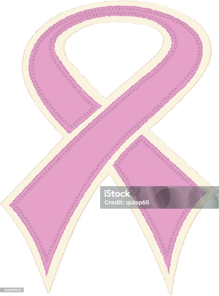 Breast Cancer Awareness Ribbon - Lizenzfrei Band Vektorgrafik