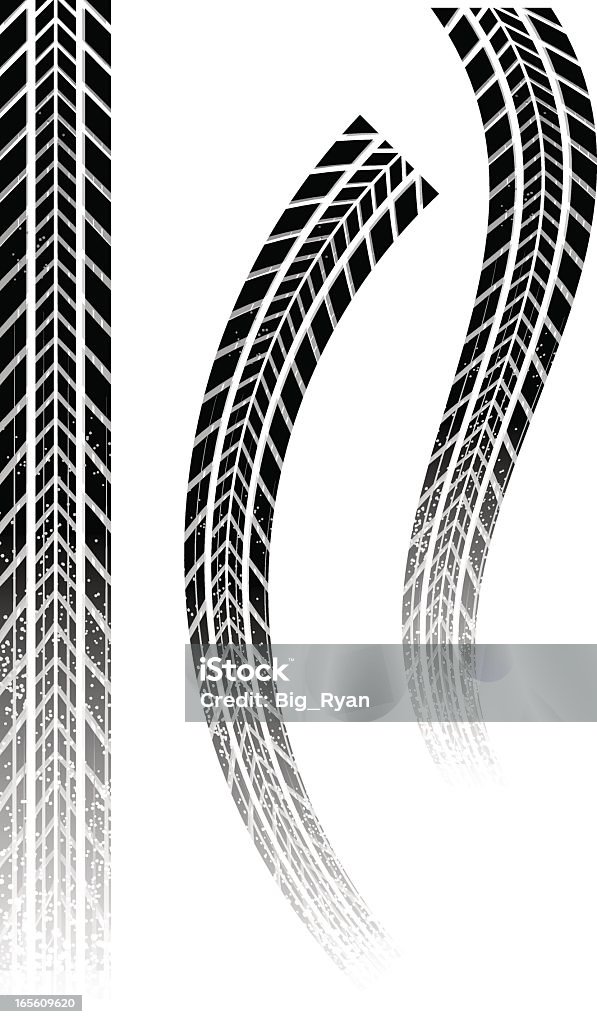 gritty skid gritty looking skid mark Sports Track stock vector