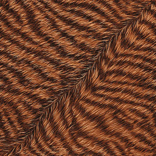 Vector illustration of Animal Fur - Brindled (seamless)