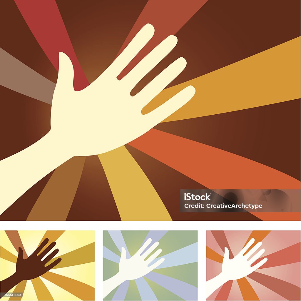 Unity Hands Coming Together http://farm4.static.flickr.com/3411/3178822456_d56dc3a947_o.jpg A Helping Hand stock vector