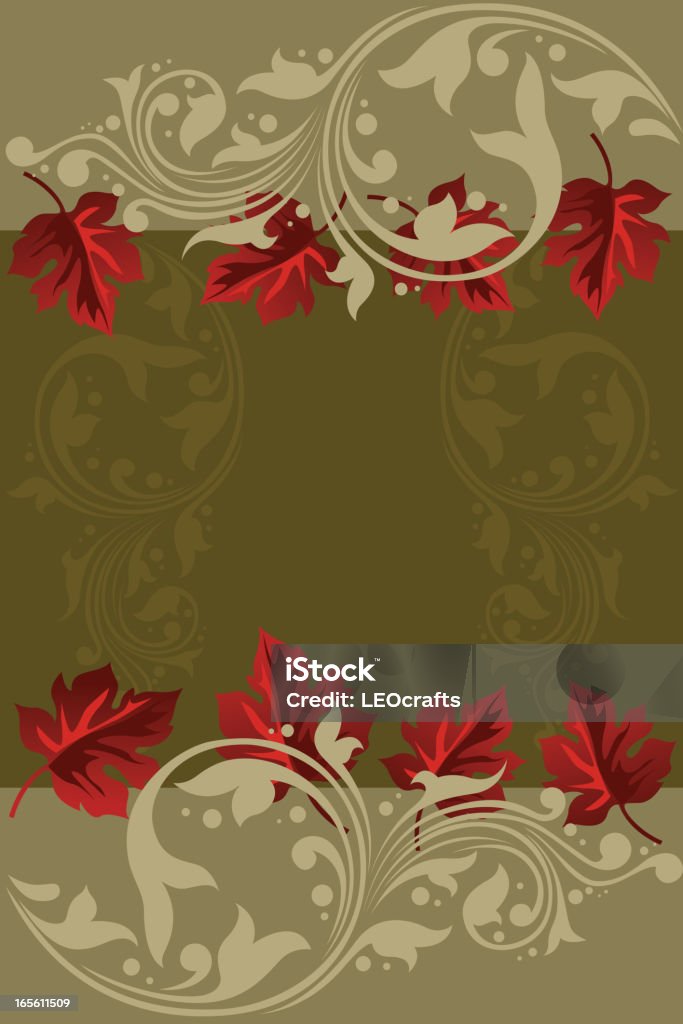 Simple Fall Background Card Beautiful Autumn Background Card Stock Illustration - Download Image ...