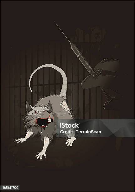 Lab Rats Scary Mad Sciense Stressed Laboratory Rat Illustration Stock Illustration ...