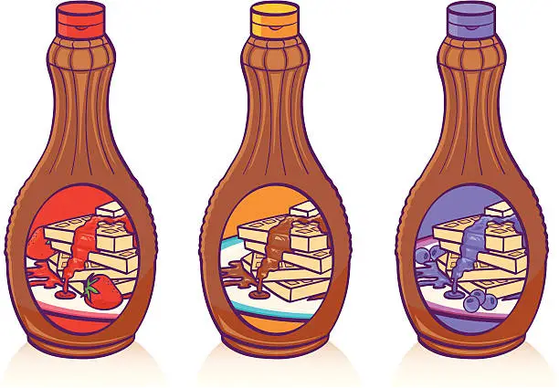Vector illustration of Syrup