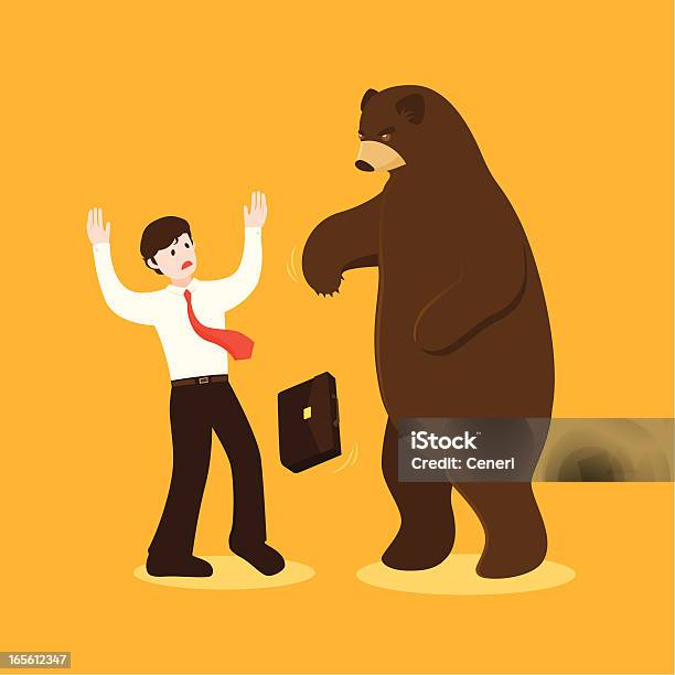 Ataque De Urso - Arte vetorial de stock e mais imagens de Urso - Urso, Adulto, Adulto maduro