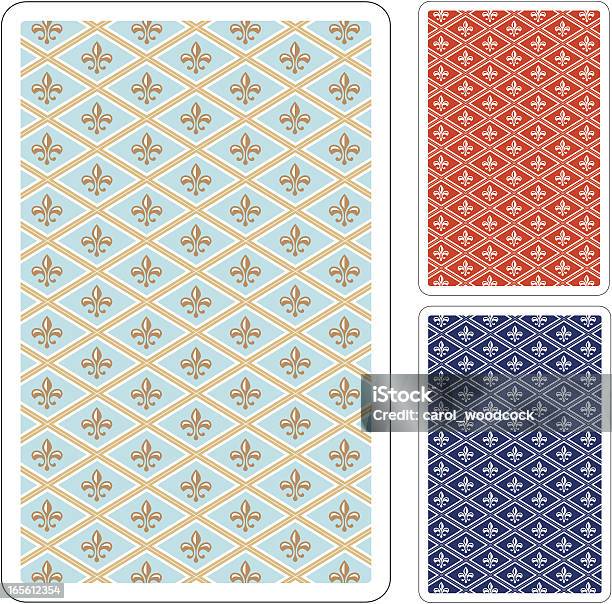 Playing Card Backs Stock Illustration - Download Image Now - Playing Card, Rear View, Fleur De Lys