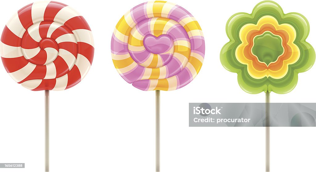 Lollipop Vector illustration of classic lollipop. Lollipop stock vector