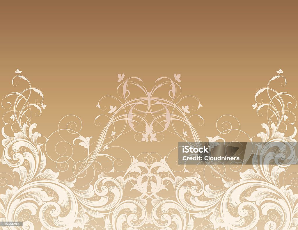 Brown gradiente desloca - Royalty-free Art Déco arte vetorial