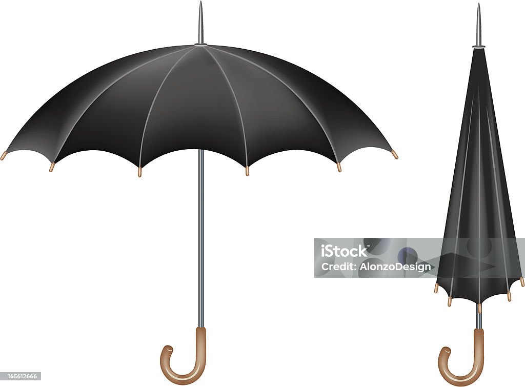 Regenschirm - Lizenzfrei Regenschirm Vektorgrafik