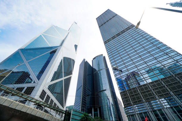 istock Modern skyline with business skyscrapers 1656127564