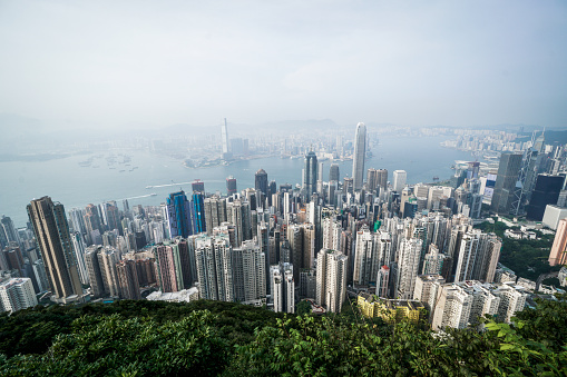 Aerial View of Hong kong