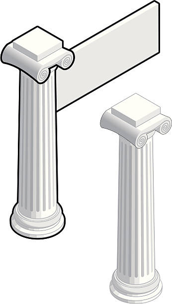Minibarra de ferramentas coluna - ilustração de arte vetorial
