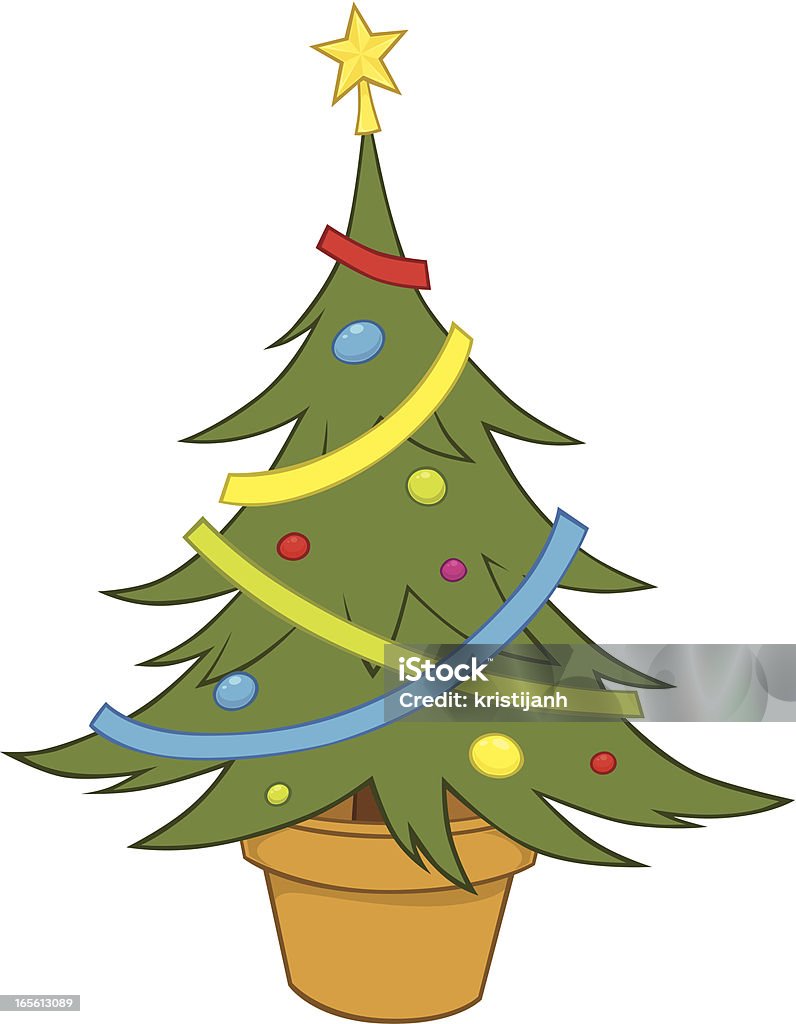 Christmas Weihnachtsbaum - Lizenzfrei Baum Vektorgrafik