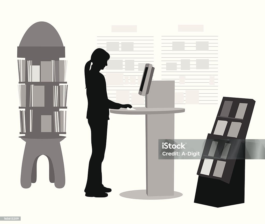 BookSearch - clipart vectoriel de Adulte libre de droits