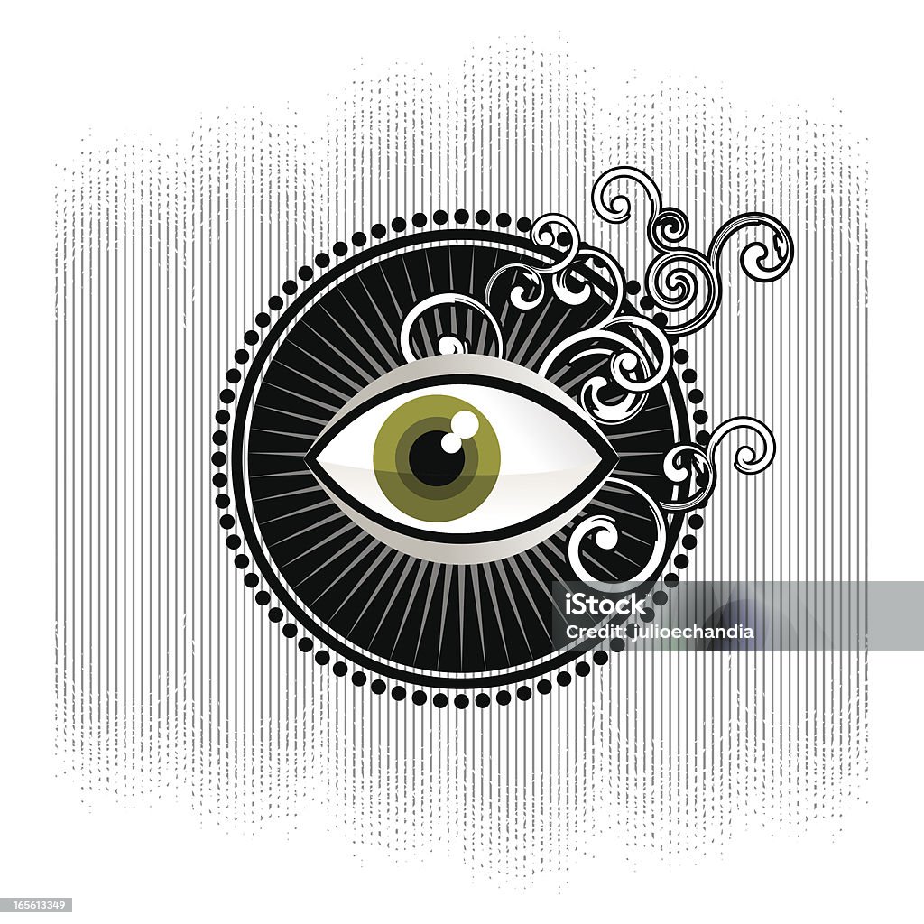 Vetor de olhos - Vetor de Círculo royalty-free