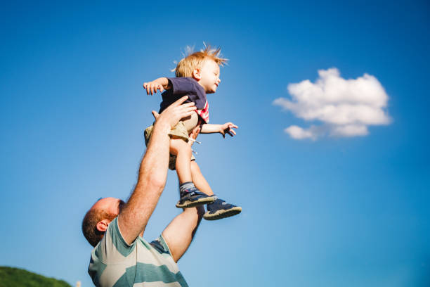 istock Father and son joyful moment 1656137083