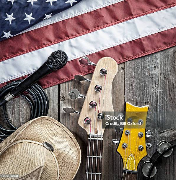 American Blues Paese Musica - Fotografie stock e altre immagini di Musica Country - Musica Country, Party, Chitarra