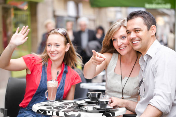 istock City life series: friends having a cup of coffee 165615513