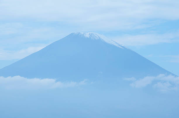 Mt Fuji in early morning stock photo