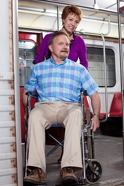 istock Senior Couple in the Subway - Disability Accessible 165615855