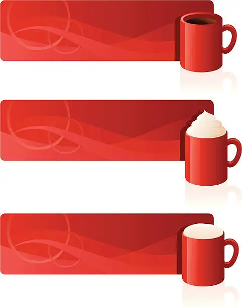 Vector illustration of Coffee Banners