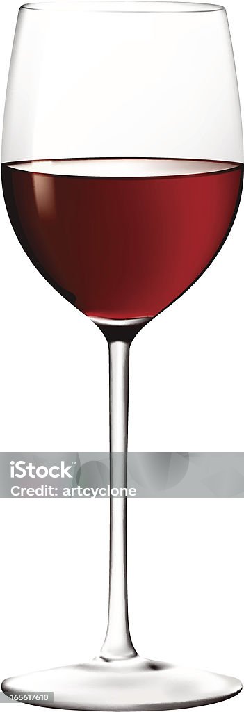 Vin rouge - clipart vectoriel de Alcool libre de droits