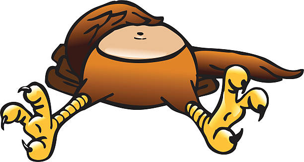 He's Stuffed!! Turkey stuffed from eating too much thanksgiving food! :) Hand drawn & colored in illustrator. Vector. thanksgiving full stock illustrations