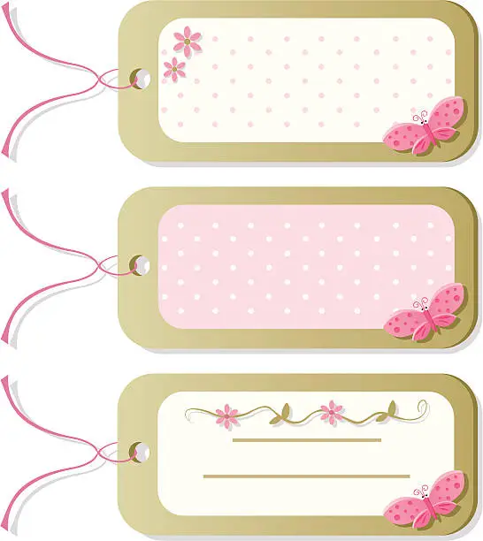 Vector illustration of Cute cards 1