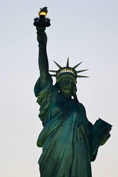 istock Statue of Liberty during the dusk 1656191534
