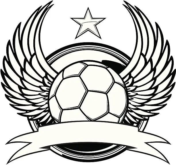 Vector illustration of Soccer emblem