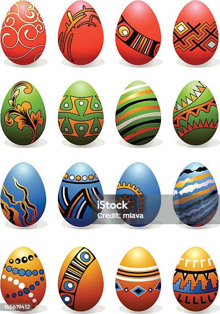 Пасхальные Яйцо — стоковая векторная графика и другие изображения на тему Апрель - Апрель, Без людей, Белый