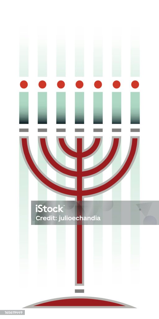 Chanukah - arte vettoriale royalty-free di Brillante