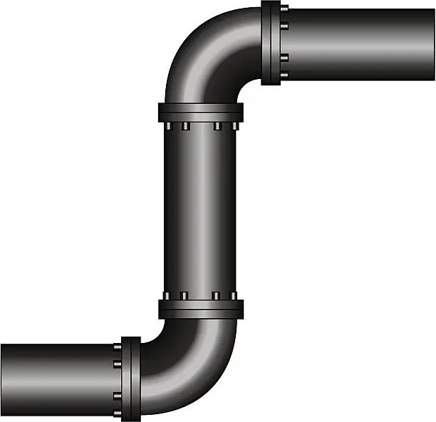 Vector illustration of Pipes