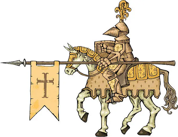 Vector illustration of Knight