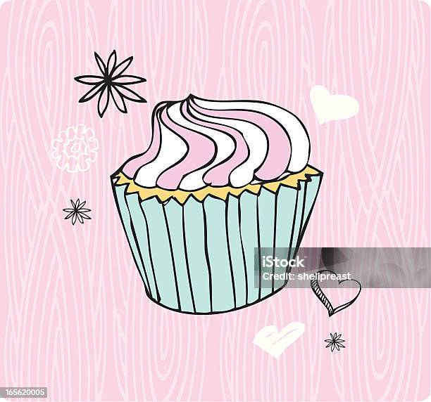 Dolci Cupcake - Immagini vettoriali stock e altre immagini di Alimentazione non salutare - Alimentazione non salutare, Carino, Cibi e bevande
