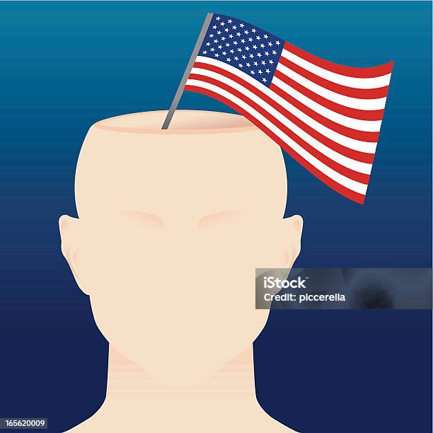 アメリカ人男性 - アイデアのベクターアート素材や画像を多数ご用意 - アイデア, アメリカ合衆国, アメリカ国旗