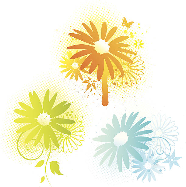 Flower design vector art illustration