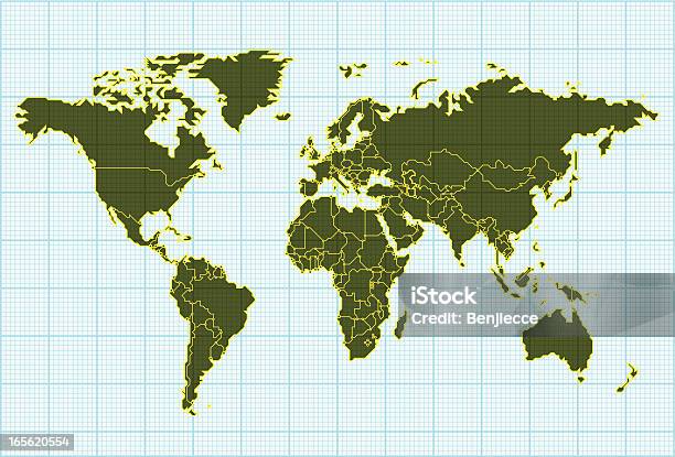 World Сеть — стоковая векторная графика и другие изображения на тему Без людей - Без людей, Векторная графика, Географическая граница