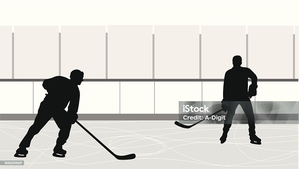 HockeyPractice - Grafika wektorowa royalty-free (Aktywność sportowa)